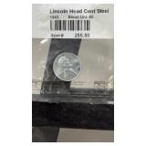 1943 Lincoln Head Steel Cent