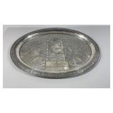 Silver Plate Victorian Aesthetic Serving Tray