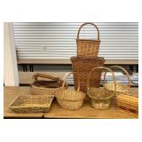 Wicker Baskets Various Sizes