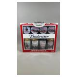 Budweiser Pint Glass & Coaster Set