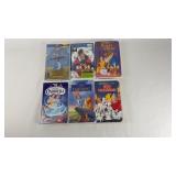 6-Disney VHS Tapes-2 New in Wrapper- See Pics