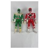 2- Vintage 12' Power Rangers
