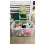 Baby Doll Metal High hair & Play Dishes