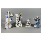 Porcelain Clown Figures