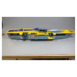 Vintage Toy Aircraft Carrier w/ Action Figures
