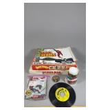 Antique Super Hero Games, Comics, Records, Ect.