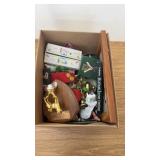 Box Lot of Christmas & House Decor