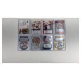 8-Autographed Rookie Cards- See Pictures