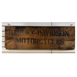Harley Davidson Motorcycles Wood Sign