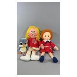 Stuffed Annie & Libbyï¿½s Dolls W/TY Baby