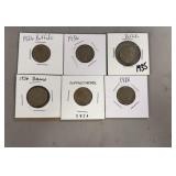 6 Buffalo Nickels