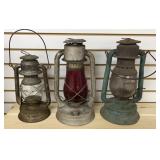 3-Lanterns (2 Dietz, 1-Rochester NY)