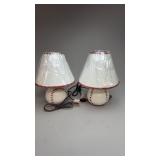 2-Baseball Bedside Lamps