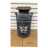 Hand Painted Marlboro Dairy Co. Milk Can