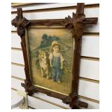 'Pals' Tramp Art Framed Print