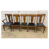 5-Wood Dining Room Chairs