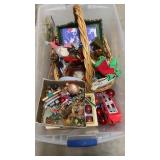 Tote Of Christmas Decor