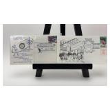 2 HOF Induction Day Envelopes- Gehrig Stamp