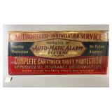 Auto-Matic Alarm  Systems Chicago Metal Sign