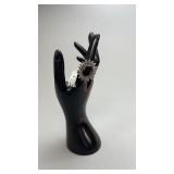 Black Onyx Ring Size 9-Display not included