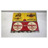 Motor Oil Advertisement Tin Signs