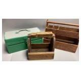 3 Vintage Tool Boxes