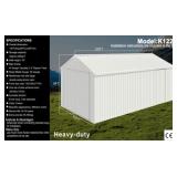 12FT X 20FT Metal Shed