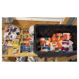 Large Tote of Rubber Cups, Door Stops, Leg Tips