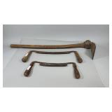 Antique Draw Knives & Adze