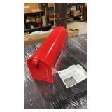 Red 7600 Series Post Mount MailBox