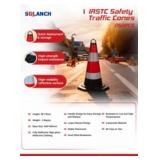 20 Black Safety Traffic Cones