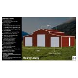 42FT x 30FT Metal Storage Shed