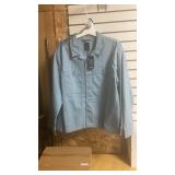 2 Original Use L Denim Style Work Shirts