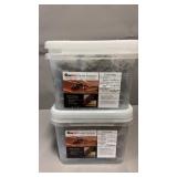 2 Buckets Of Fiberon Hidden Fasteners