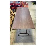 6FT Wooden Folding Table