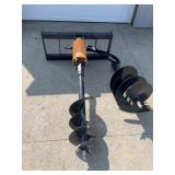 Skid Steer Auger Drive W/12 & 18' Bits