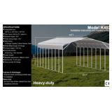 40FT X 20FT Steel Carport