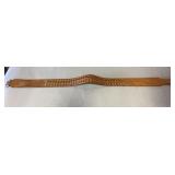 Tooled Leather Cartridge Belt