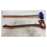Axe And Sledge Hammer