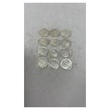 12 Silver Dimes
