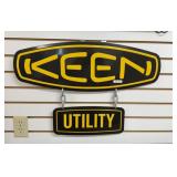 Keen Utility Metal Advertisement Signage