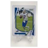 2021 Absolute Josh Allen Green Insert Card