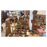 Early Wooden Shoe Display Stands