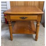 Ethan Allen Traditional Maple Side Table