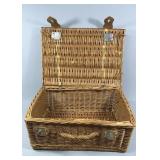 Vintage Wicker Picnic Basket