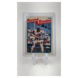 1989 Topps Tiffany Glossy Andre Dawson Record