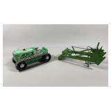 Marx 1950 No.5 Wind up Tractor Including JD F