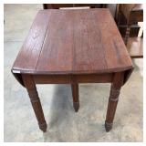 Antique Drop Leaf Table W/Leaf