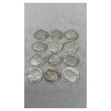 12 Silver Dimes