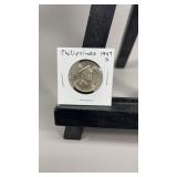 1947-S Philippines Silver Half Dollar